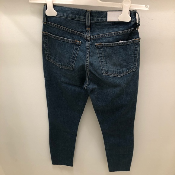 ReDone Hi-Rise Ankle Crop Stretch Jean - Picture 5 of 7